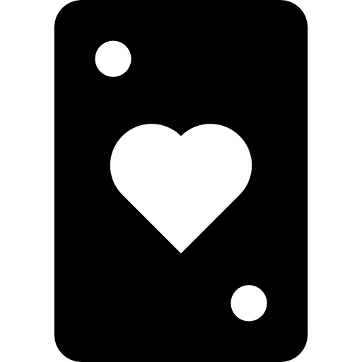 ポーカー Basic Straight Filled icon
