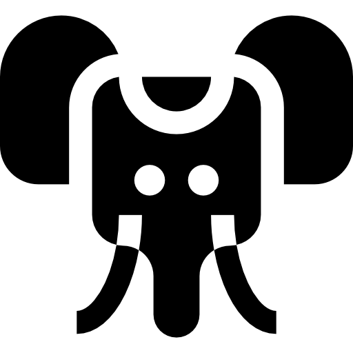 elefante Basic Straight Filled icona
