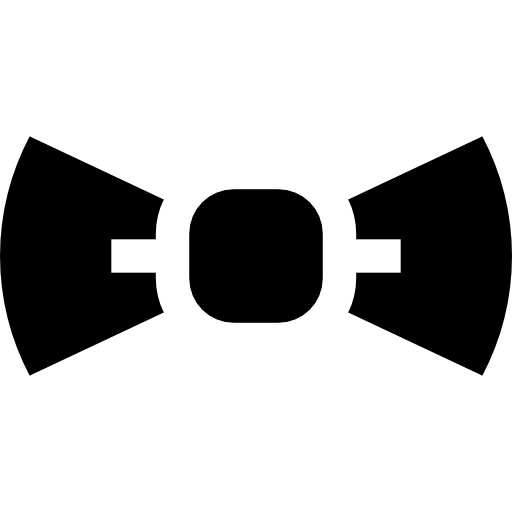 Bow tie Basic Straight Filled icon