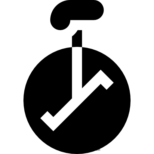 Unicycle Basic Straight Filled icon