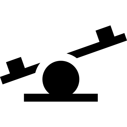 Balance Basic Straight Filled icon