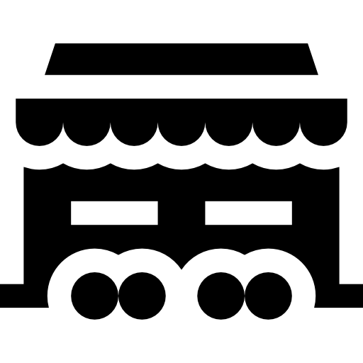 ワゴン Basic Straight Filled icon