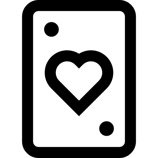 Poker Basic Straight Lineal icon