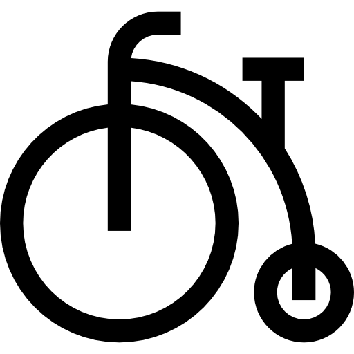 自転車 Basic Straight Lineal icon