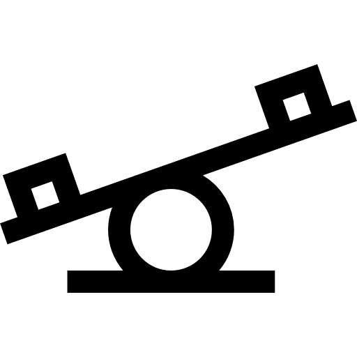 Balance Basic Straight Lineal icon