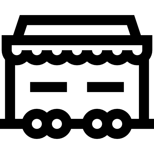 Wagon Basic Straight Lineal icon