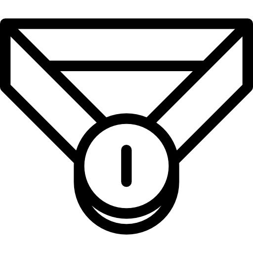 Medal Coloring Lineal icon