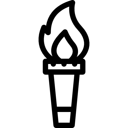 Факел Coloring Lineal иконка