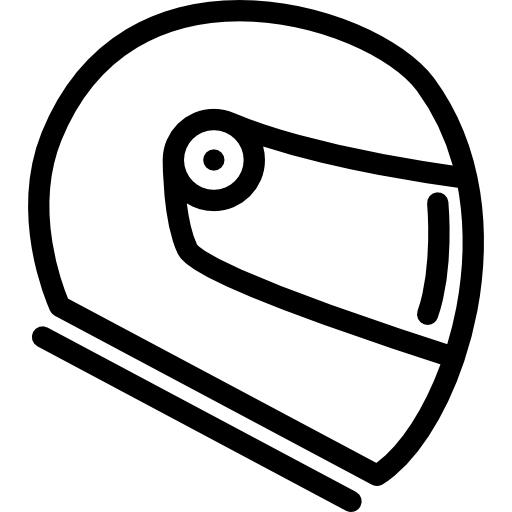 Helmet Coloring Lineal icon