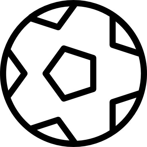 fußball Coloring Lineal icon