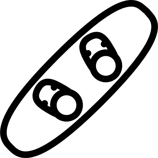 Snowboard Coloring Lineal icon