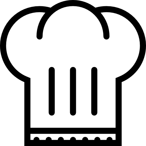 cappello da cuoco Coloring Lineal icona