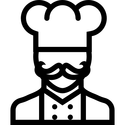 chef Coloring Lineal icoon