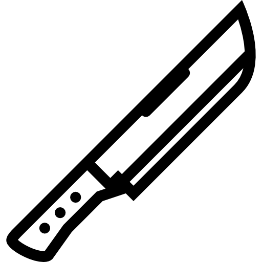 faca Coloring Lineal Ícone