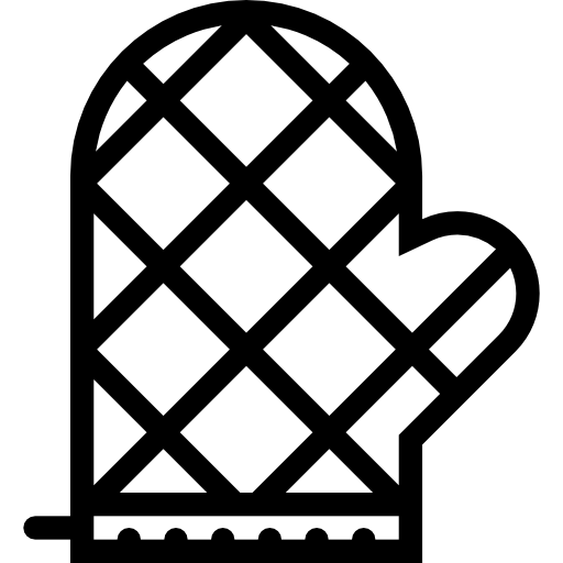 Mitten Coloring Lineal icon