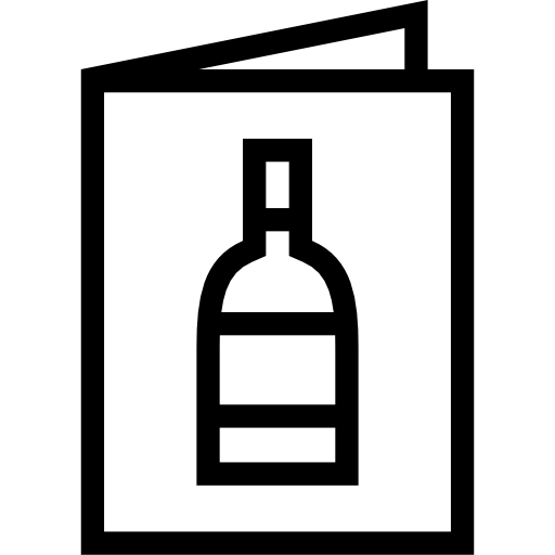 du vin Coloring Lineal Icône