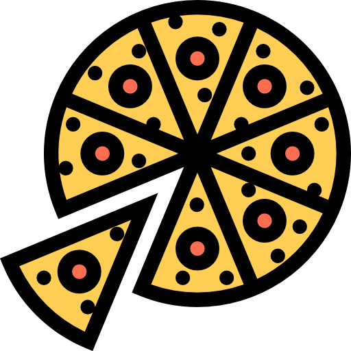 pizza Coloring Color Ícone