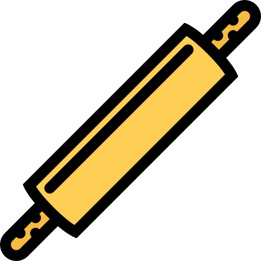 Rolling pin Coloring Color icon