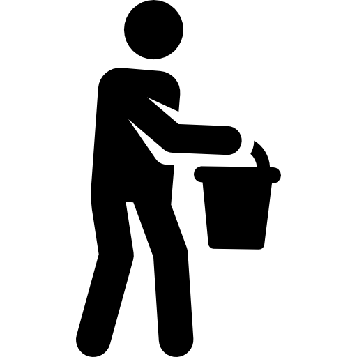 Water carrier Pictograms Fill icon