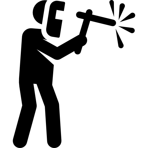 Welder Pictograms Fill icon