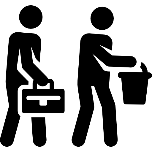 trabajadores Pictograms Fill icono