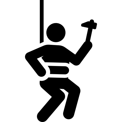 bergsteiger Pictograms Fill icon