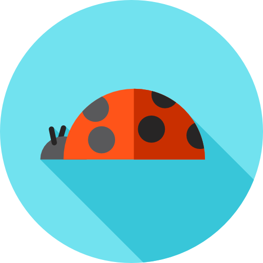 Ladybug Flat Circular Flat icon