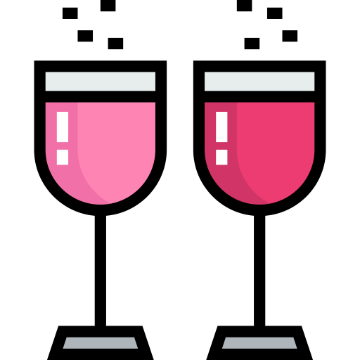シャンパン Detailed Straight Lineal color icon