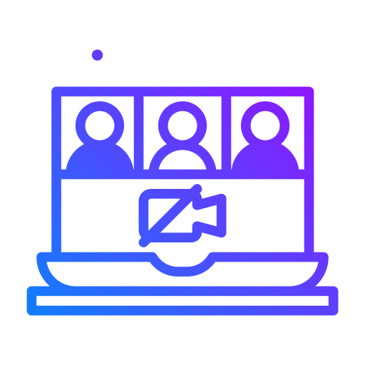 videoconferentie Generic Gradient icoon