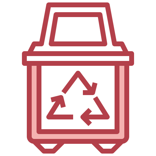 Recycle bin Surang Red icon