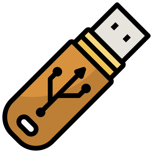 Pendrive Surang Lineal Color icon