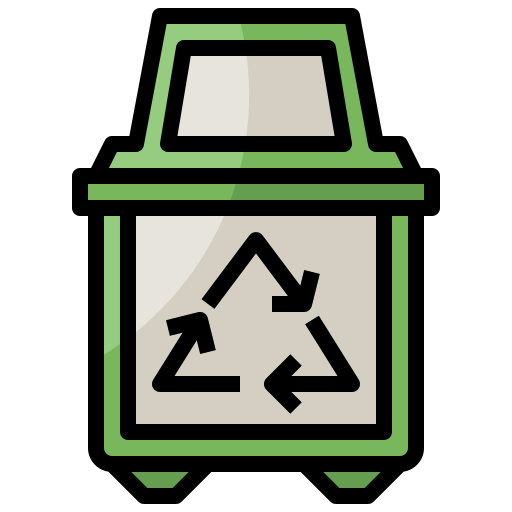 Recycle bin Surang Lineal Color icon