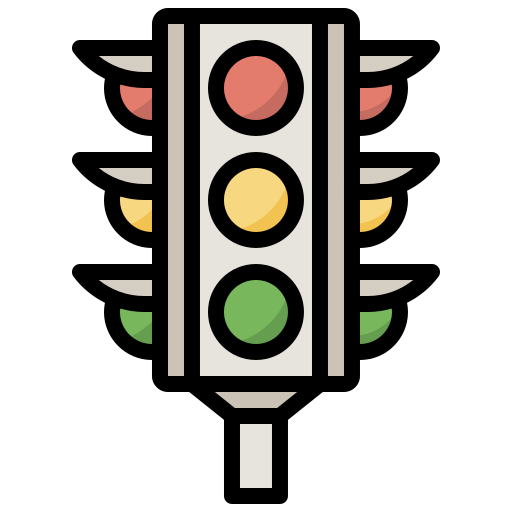 semaforo Surang Lineal Color icona
