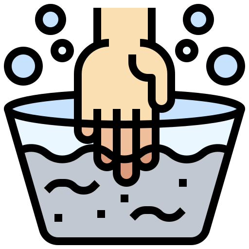 手を洗う Surang Lineal Color icon