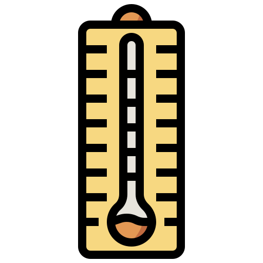 temperatura Surang Lineal Color icono