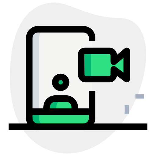 Video call Generic Rounded Shapes icon