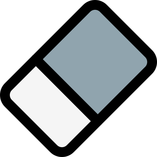 gumka do mazania Pixel Perfect Lineal Color ikona