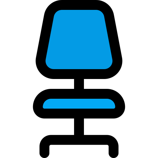 sedia da ufficio Pixel Perfect Lineal Color icona