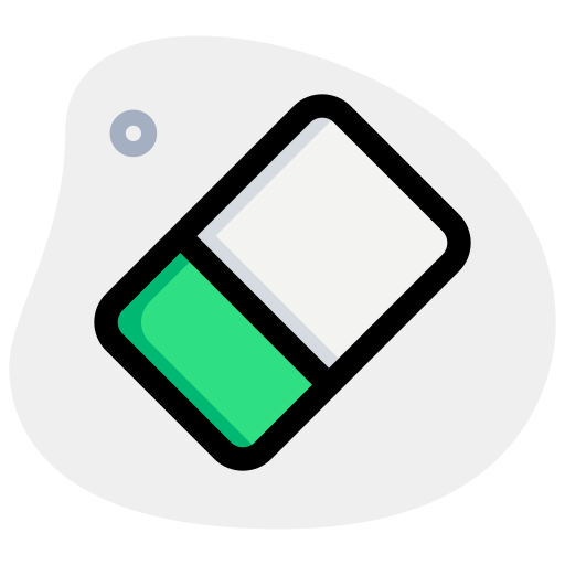 Eraser Generic Rounded Shapes icon