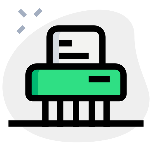 Paper shredder Generic Rounded Shapes icon
