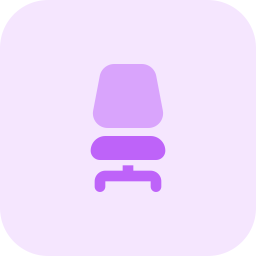 silla de oficina Pixel Perfect Tritone icono