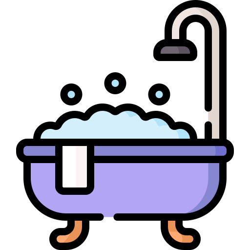 badkuip Special Lineal color icoon