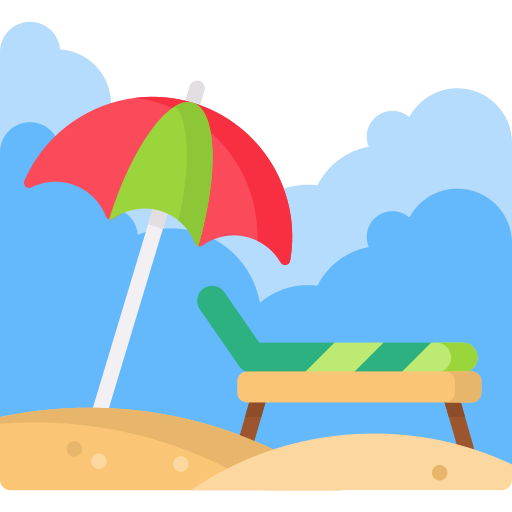 Sunbathing Special Flat icon
