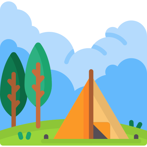 tente de camping Special Flat Icône