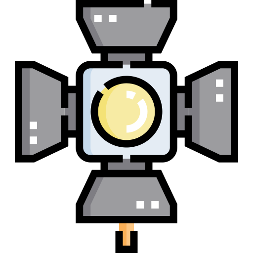 scheinwerfer Detailed Straight Lineal color icon