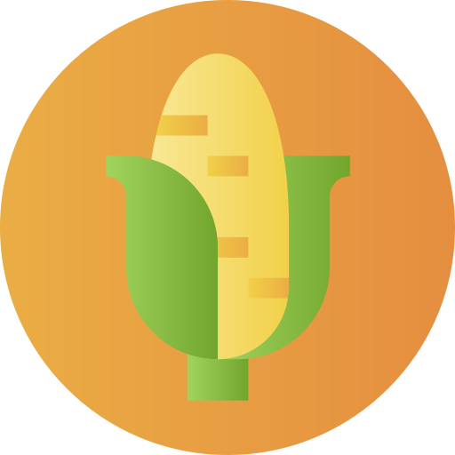 Corn Flat Circular Gradient icon