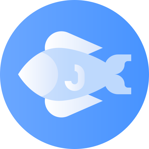 Fish Flat Circular Gradient icon