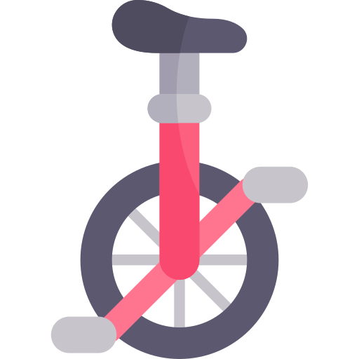 Monocycle Kawaii Flat icon