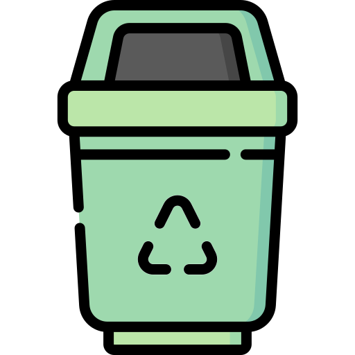 Recycling bin Special Lineal color icon