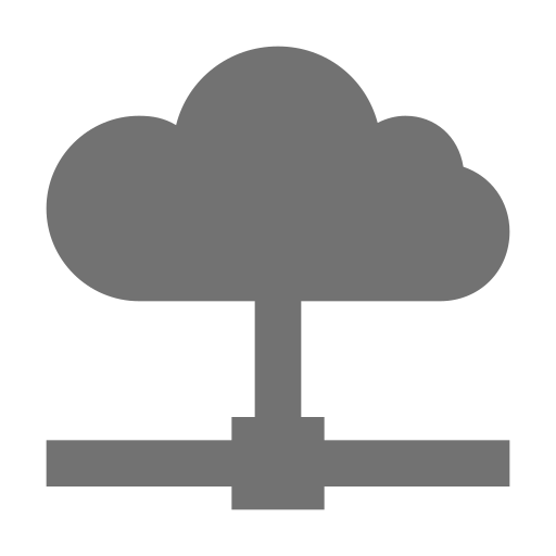 chmura obliczeniowa Generic Grey ikona